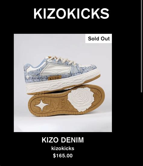 kizo kicks denim.